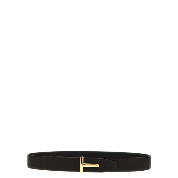 Tom Ford Men Buckle Logo Reversible Belt